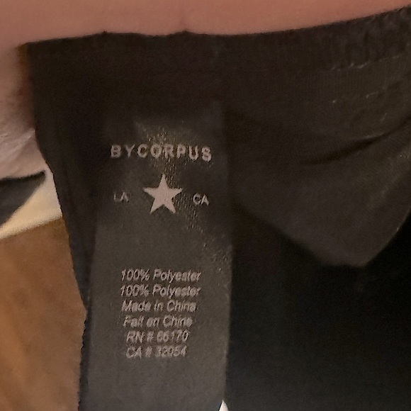 NWOT By Corpus Black Scalloped Sleeveless Mini dress with open back - size Small - Picture 11 of 11